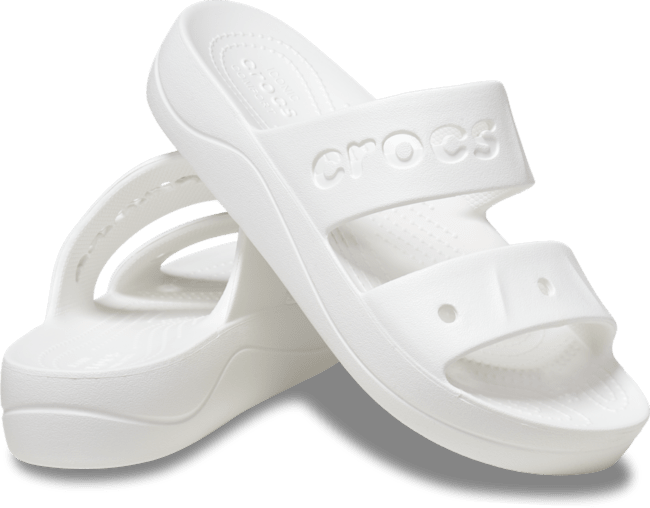 Baya Platform Sandal - White