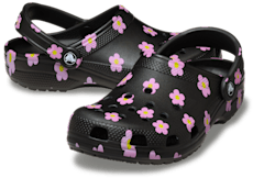 Classic Flower Clog - Black