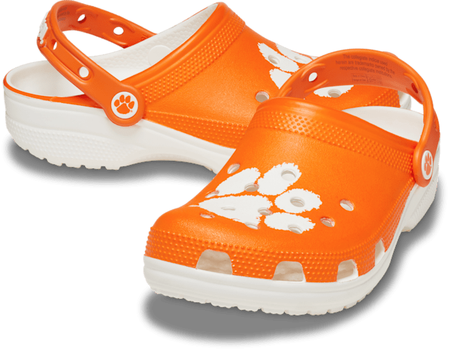 Clemson Classic Clog - White