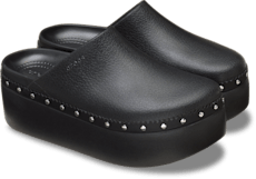 Dylan Platform Studded Clog - Black