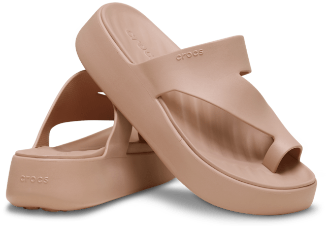 Getaway Platform Toe Loop - Pink Caramel