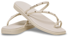 Miami Studded Toe Loop Sandal - Almond Tint