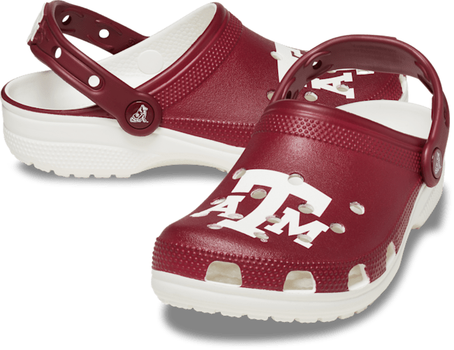 Texas AM Classic Clog - White