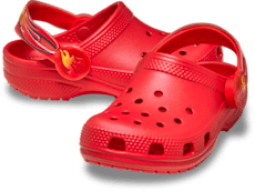 Toddler Classic Flame Lights Backstrap Clog - Flame
