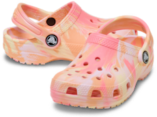 Toddler Classic Marbled Clog - Guava / Multi