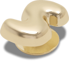 Gold Bubble Letter S