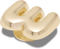 Gold Bubble Letter W