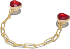 Gold Paperclip Bag Chain - Gold