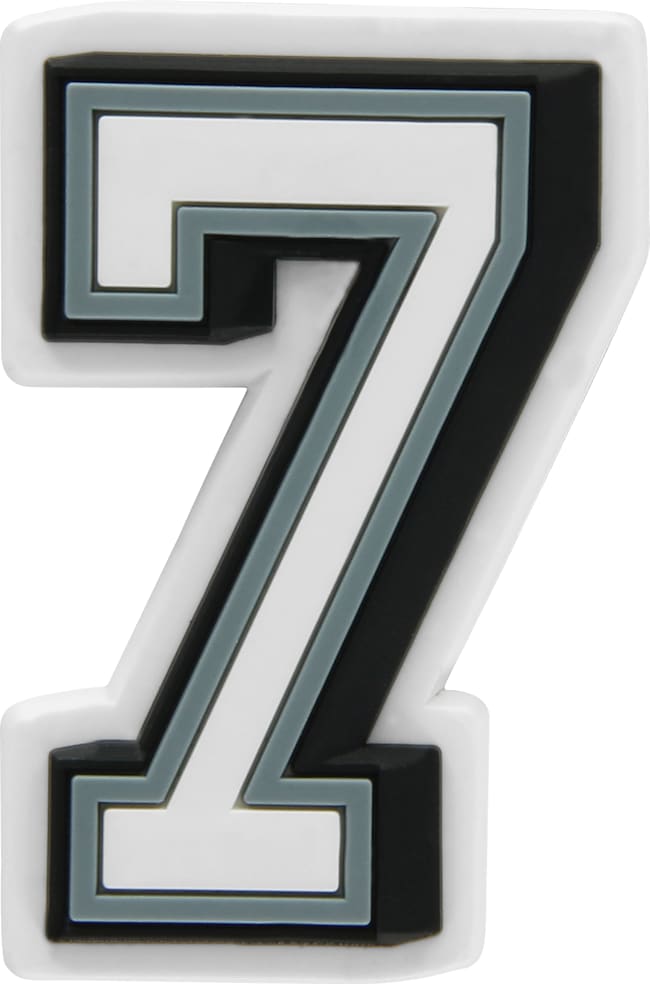 Jibbitz B&W Number 7