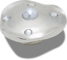 Silver and Pearl Disc