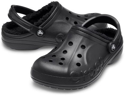 Baya Lined Clog - Black / Black