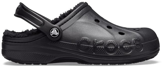 Baya Lined Clog - Black / Black