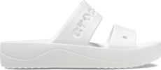 Baya Platform Sandal - White