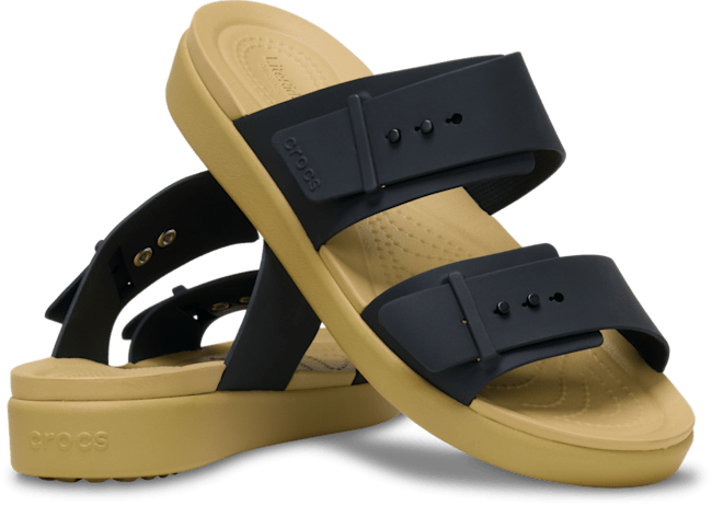 Brooklyn Buckle Low Low - Black / Tan