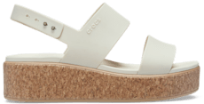 Brooklyn Cork Low Wedge - Frappé