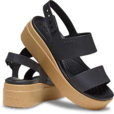 Brooklyn Low Wedge - Black/Cashew