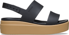 Brooklyn Low Wedge - Black/Cashew