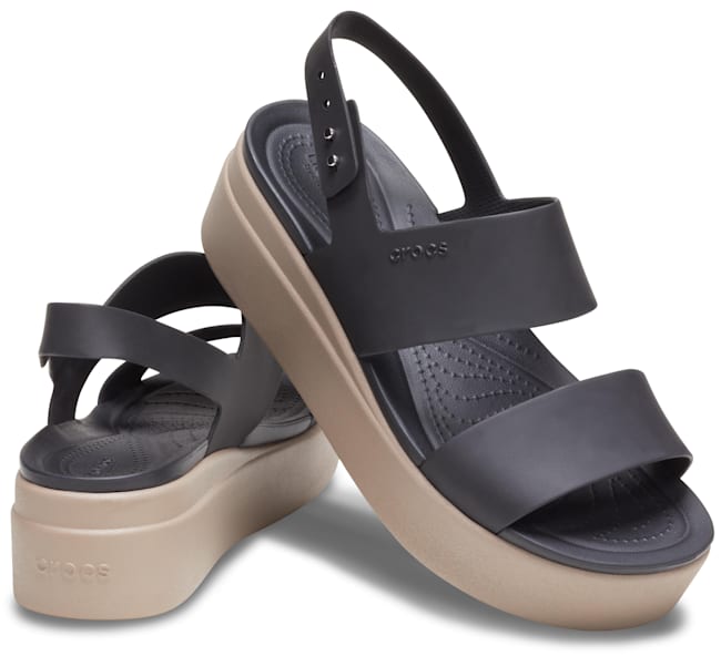Brooklyn Low Wedge - Black / Mushroom