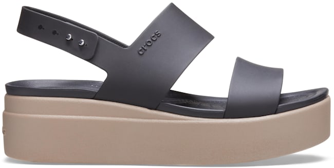 Brooklyn Low Wedge - Black / Mushroom