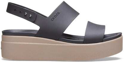 Brooklyn Low Wedge - Black / Mushroom