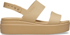 Brooklyn Low Wedge - Cashew/Cashew