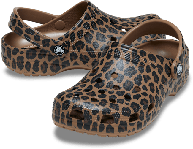 Classic Animal Clog - Sepia / Leopard