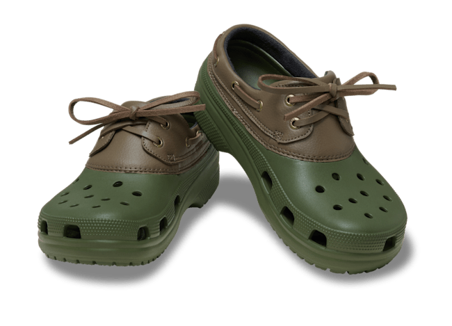 Classic Boat Shoe - Army Green / Walnut