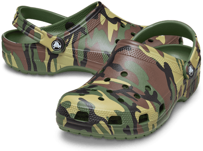 Classic Camouflage Clog - Army Green / Multi
