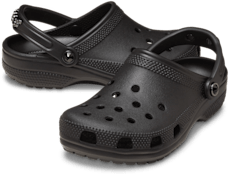 Classic Clog with Swarovski® Crystals - Black