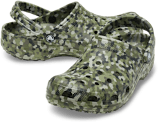 Classic Confetti Clog - Army Green / Multi