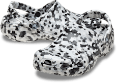 Classic Confetti Clog - Black / White