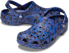Classic Confetti Clog - Blue Bolt / Multi
