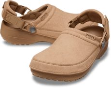 Classic Crafted Vegan Suede Clog - Milk Chocolate