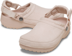 Classic Crafted Vegan Suede Clog - Quartz