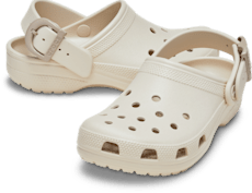 Classic Enamel Buckle Clog - Frappé