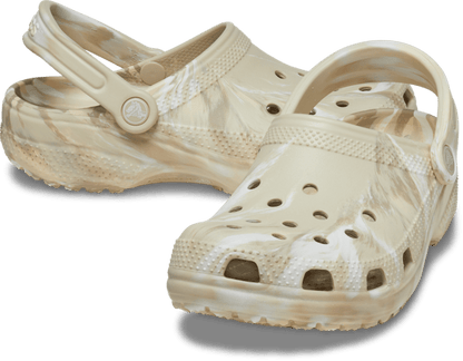 Classic Marbled Clog - Bone / Multi