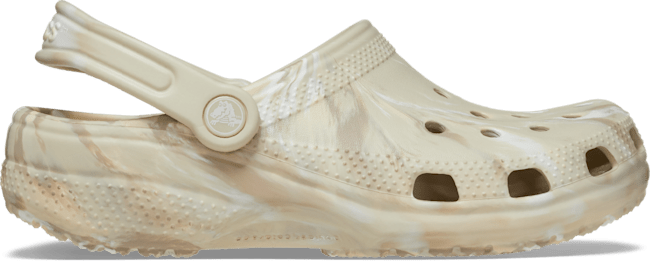 Classic Marbled Clog - Bone / Multi