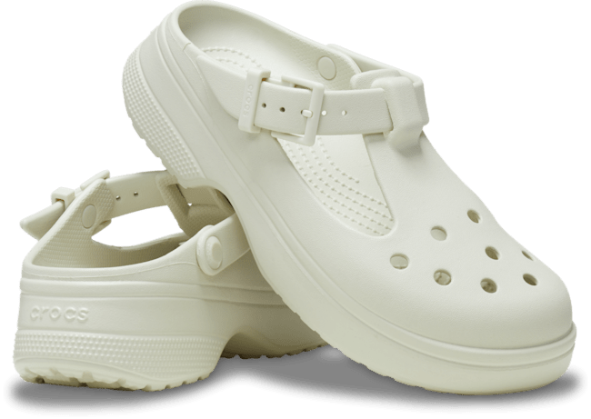 Classic Mary Jane Clog - Linen
