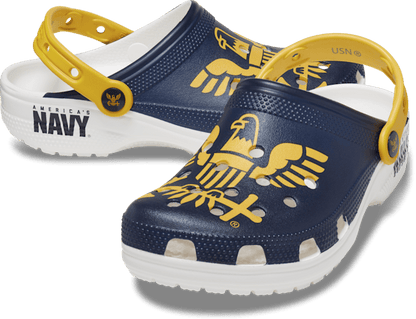 Classic US Navy Clog - White / Multi