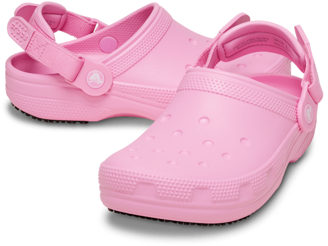 Classic Work Clog - Pink Tweed