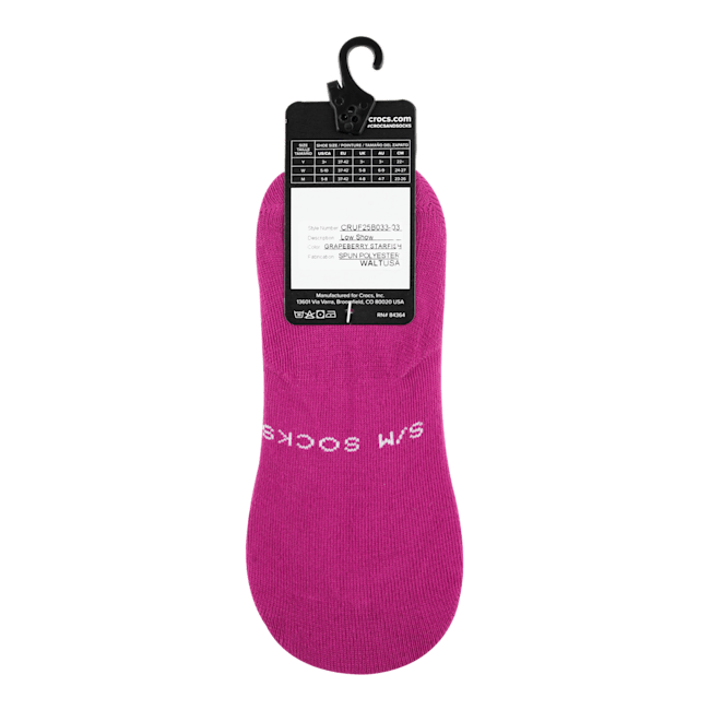 Crocs Socks Low Show 3-Pack - Grapeberry / Multi