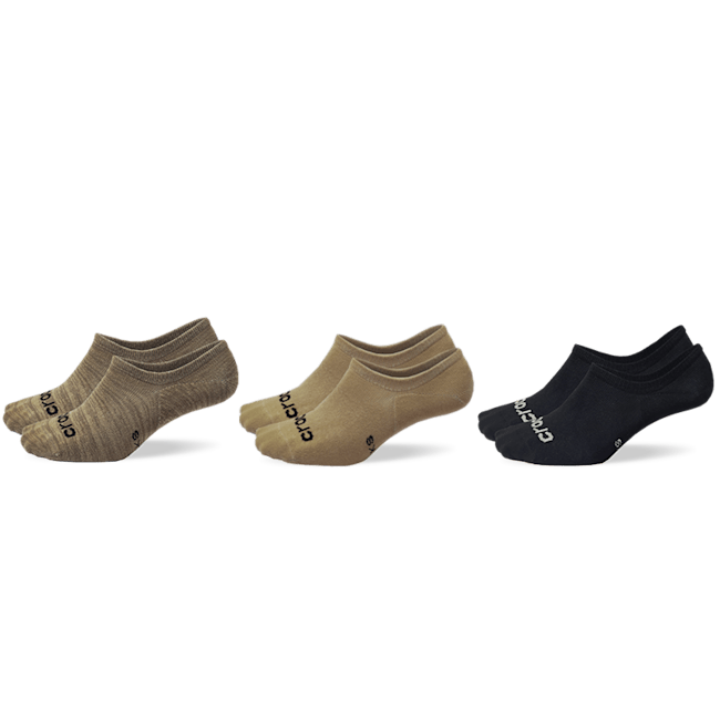Crocs Socks Low Show 3-Pack - Truffle / Multi