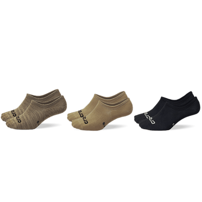 Crocs Socks Low Show 3-Pack - Truffle / Multi