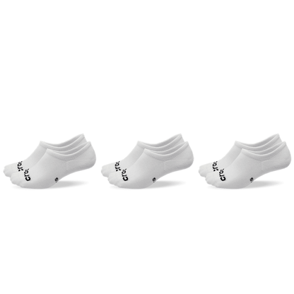 Crocs Socks Low Show 3-Pack - White