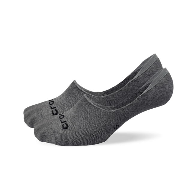 CrocsSocks Hidden Liner 3PK - Charcoal / Multi