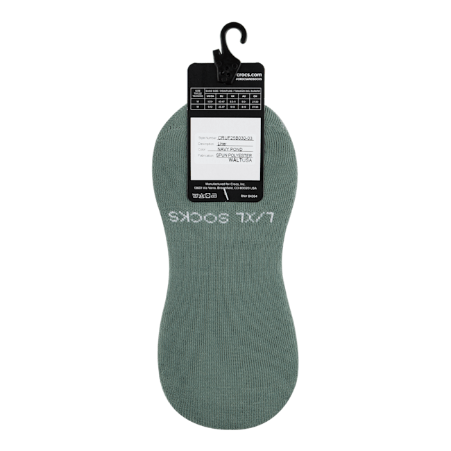 CrocsSocks Hidden Liner 3PK - Navy / Multi