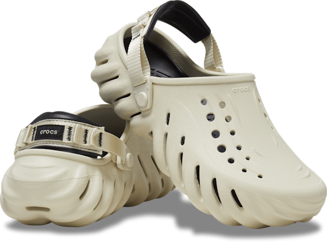 Echo Clog - Bone / Black