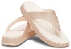 Getaway Glimmer Triangle Flip - Peach Ice