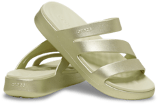 Getaway Metallic Strappy - Champagne Metallic