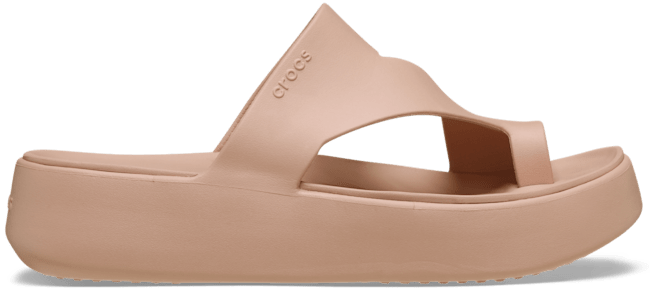 Getaway Platform Toe Loop - Pink Caramel